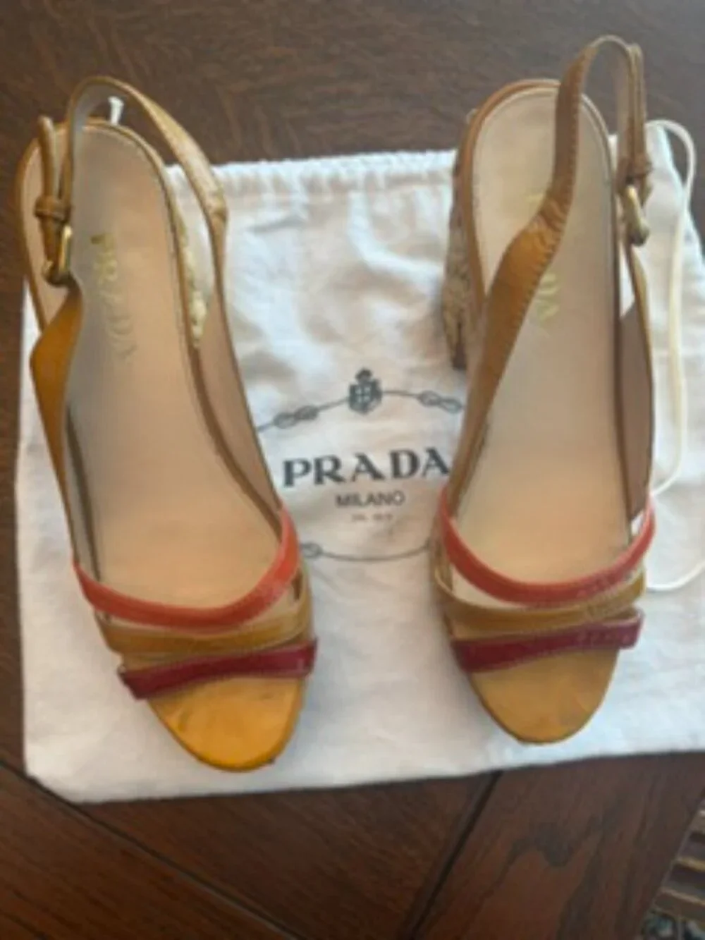 Prada platform sandals